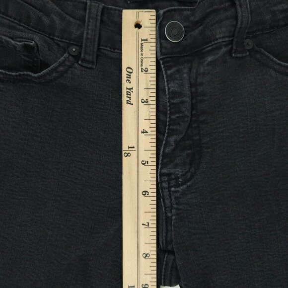 KanCan Ankle Zip Mid Rise Jeans Womens Size 27 Black Stretch Skinny Denim - Picture 4 of 15